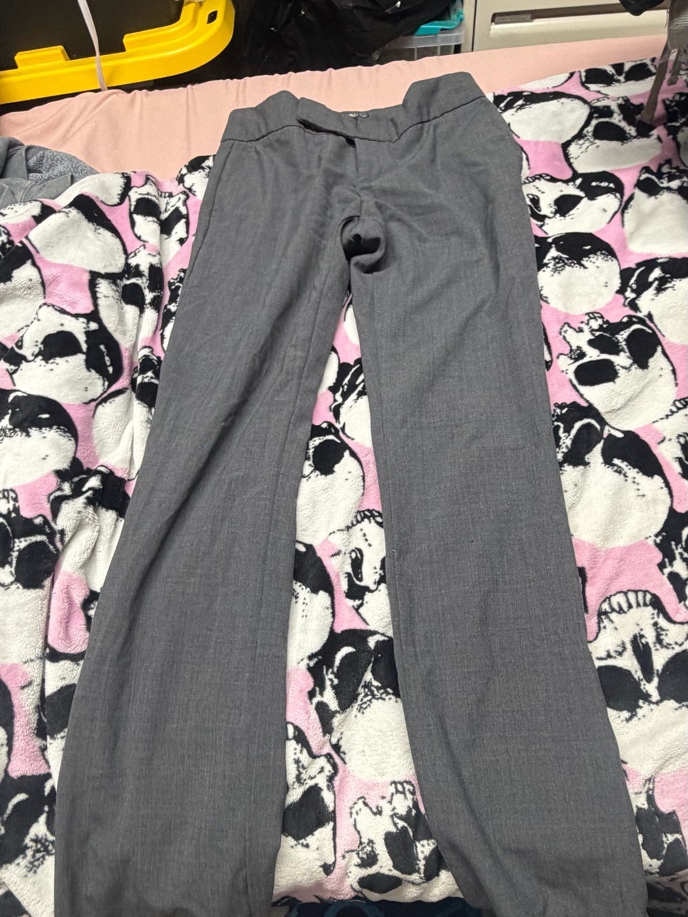 Vintage Bitten by Sarah Jessica Parker Gray Wide Leg Dress Pants